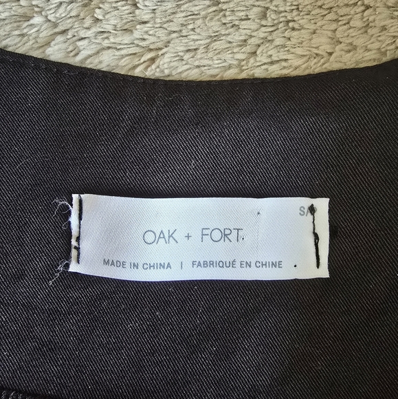 Oak + Fort 3/4 sleeve shift dress size small - Picture 12 of 14